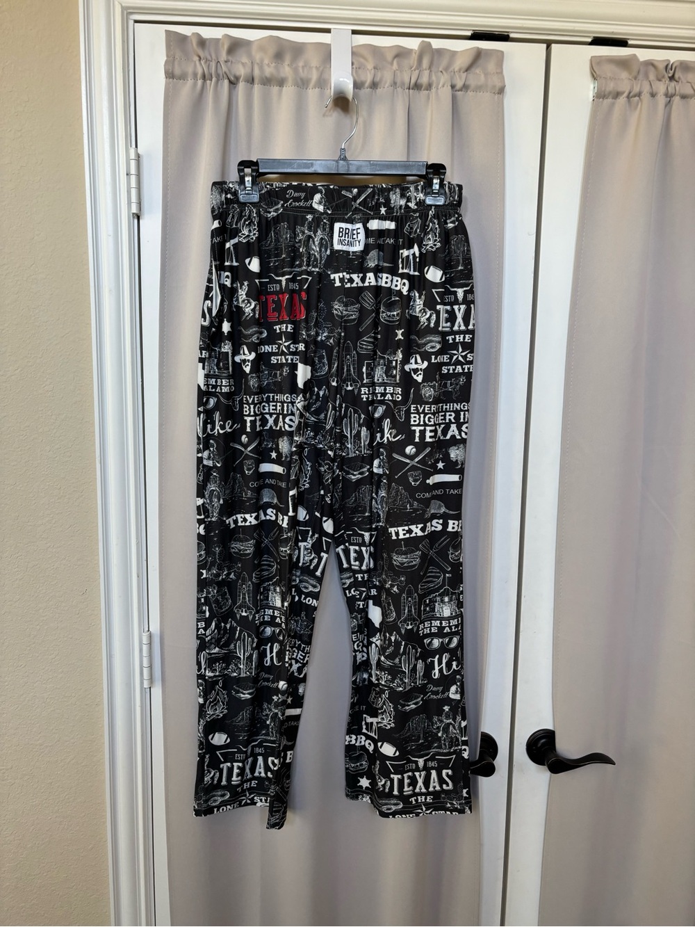 Texas Graphic Lounge pants for Men - Black